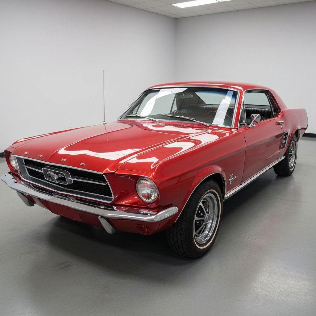 Mustang después de restauración